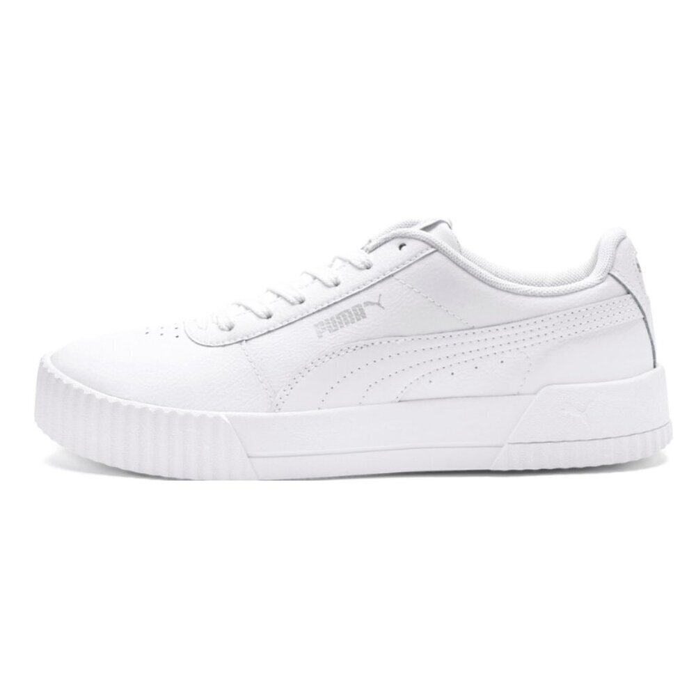 Puma Carina L Soft Foam+ Women White Sneaker Shoes Sz 11
